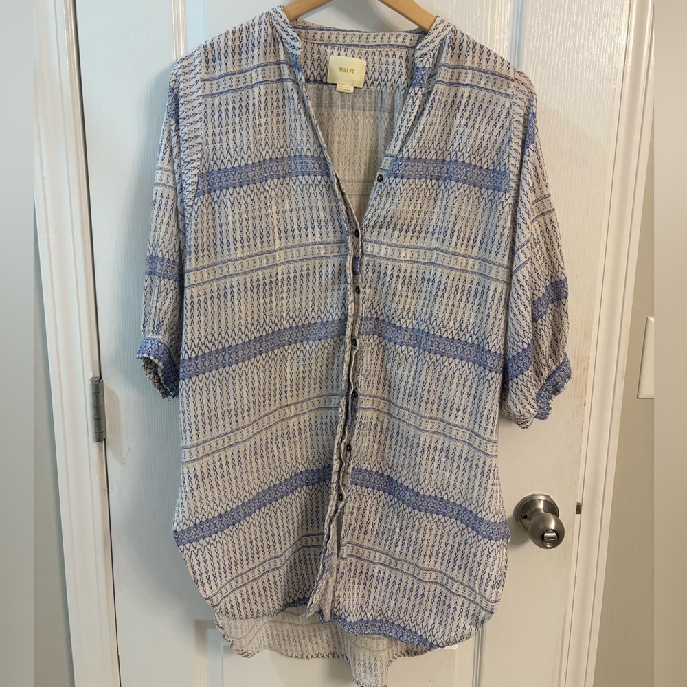 Anthropologie Maeve Lena Tunic Top